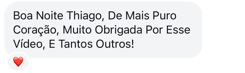 Depoimento via WhatsApp